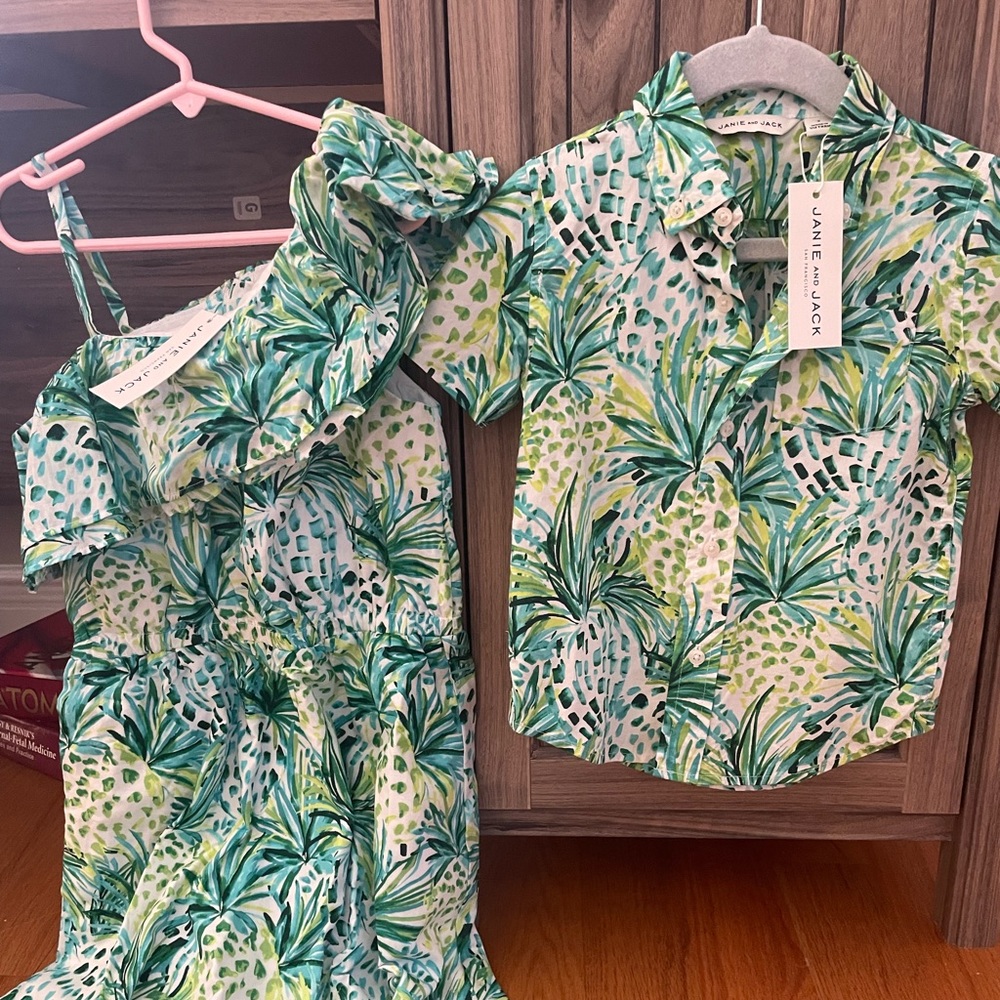 Janie and Jack brother sister set NWT